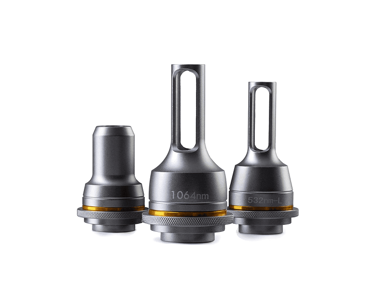 3 filters: 532 nm, 1064 nm and 1320 nm for peeling