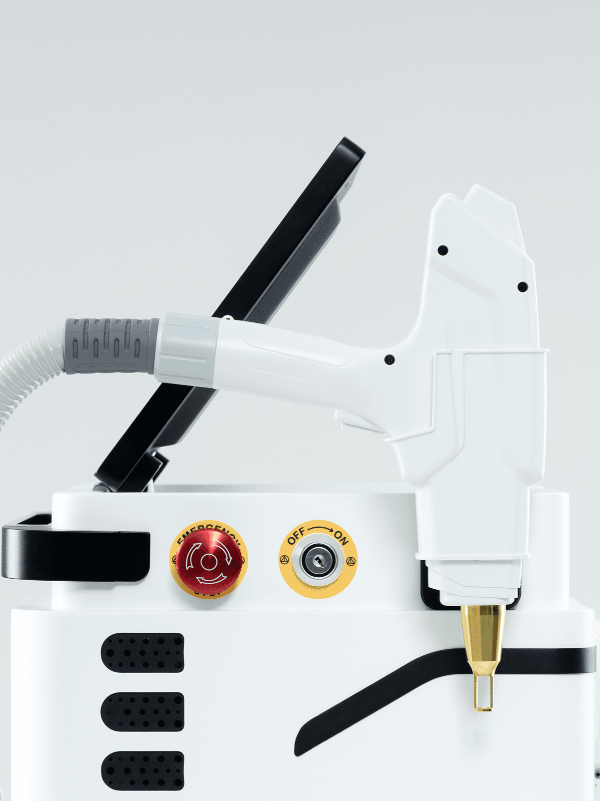 Modestic Pro — control panel and safety switch