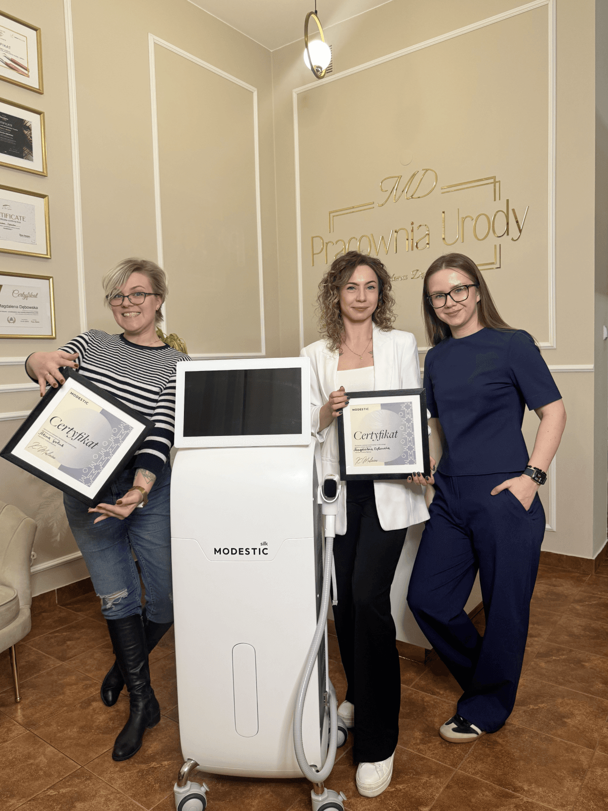 Specialist with the Modestic Silk laser