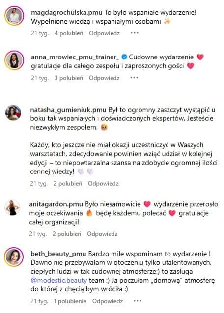 Kurs usuwania tatuażu i makijażu permanentnego Modestic – opinie uczestniczek i efekty nauki